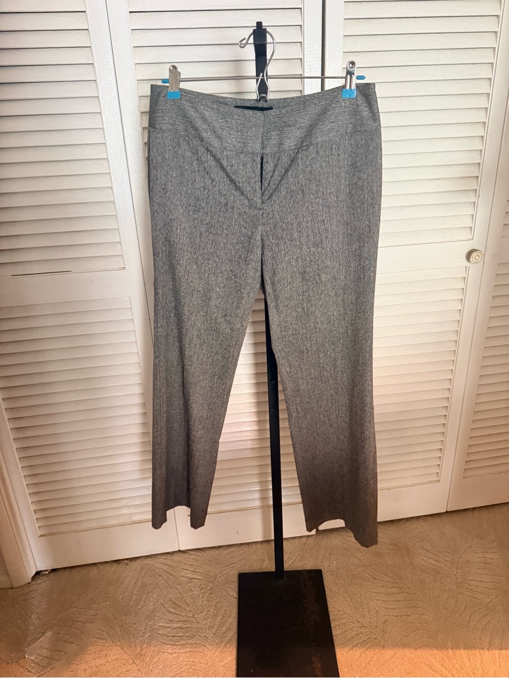 Kenneth Cole Gray Women's Dress Trousers - Straight Leg